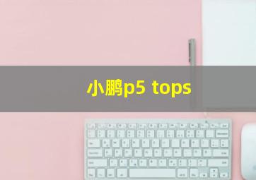 小鹏p5 tops